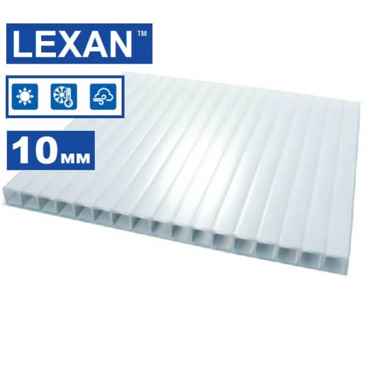 Сотовый поликарбонат Lexan Thermoclear-Plus 10 мм