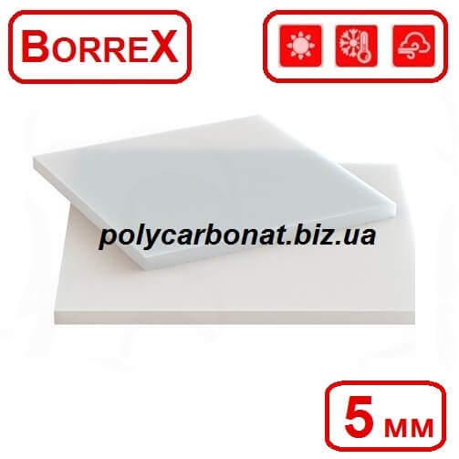 Монолитный поликарбонат Borrex 5 мм