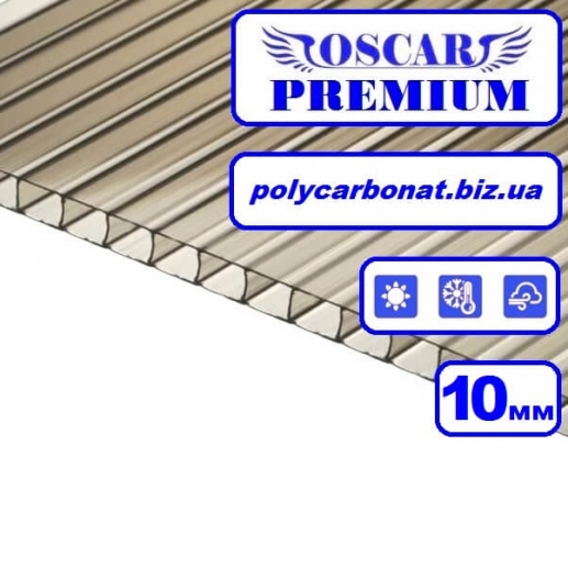 Сотовый поликарбонат Oscar Premium 10 мм